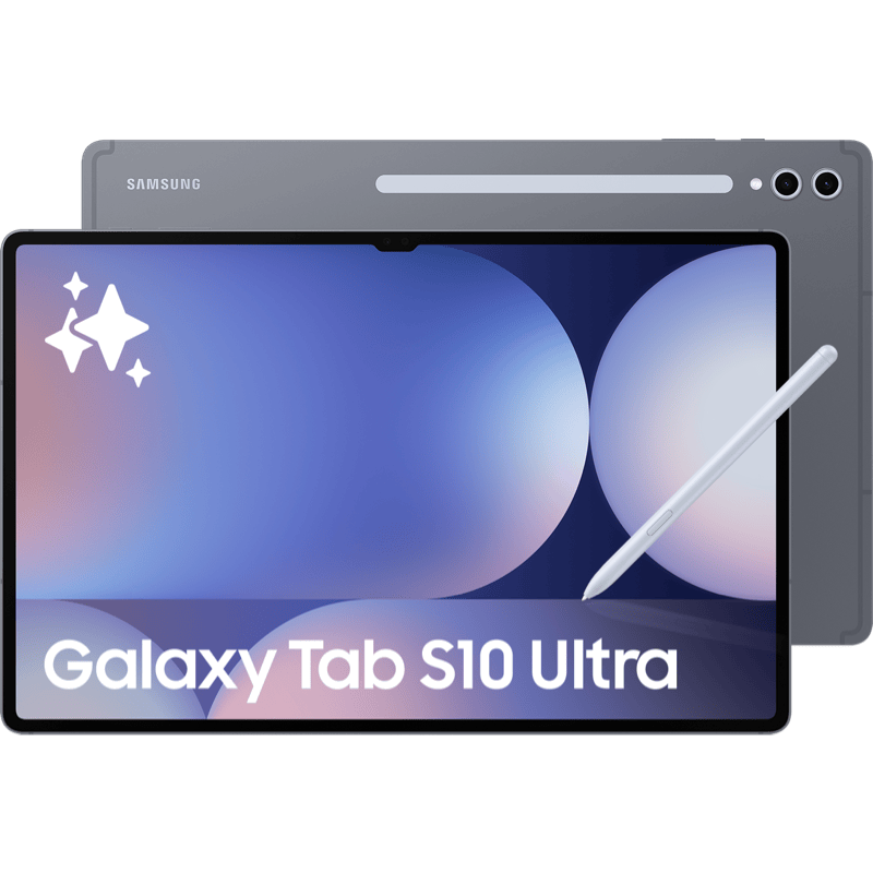 Tablet Samsung Galaxy S10 Ultra 5G 12/256 GB szary front i tył