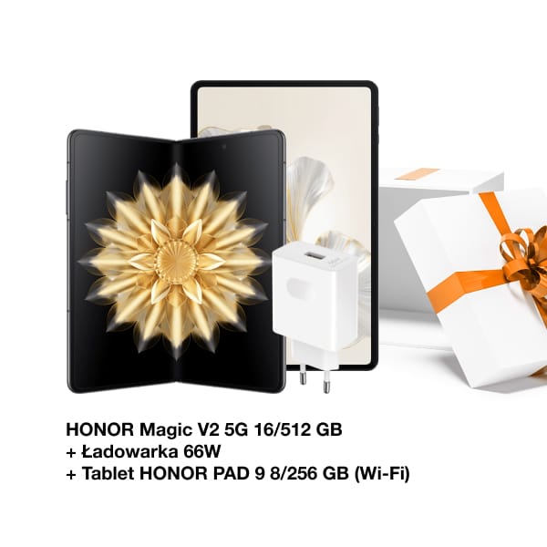 Zamów HONOR Magic V2 i odbierz tablet HONOR Pad 9 w prezencie